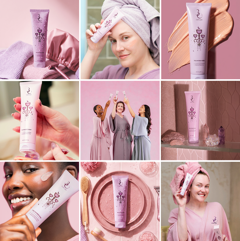 The Shower Mask with Gua Sha and Roller Tray