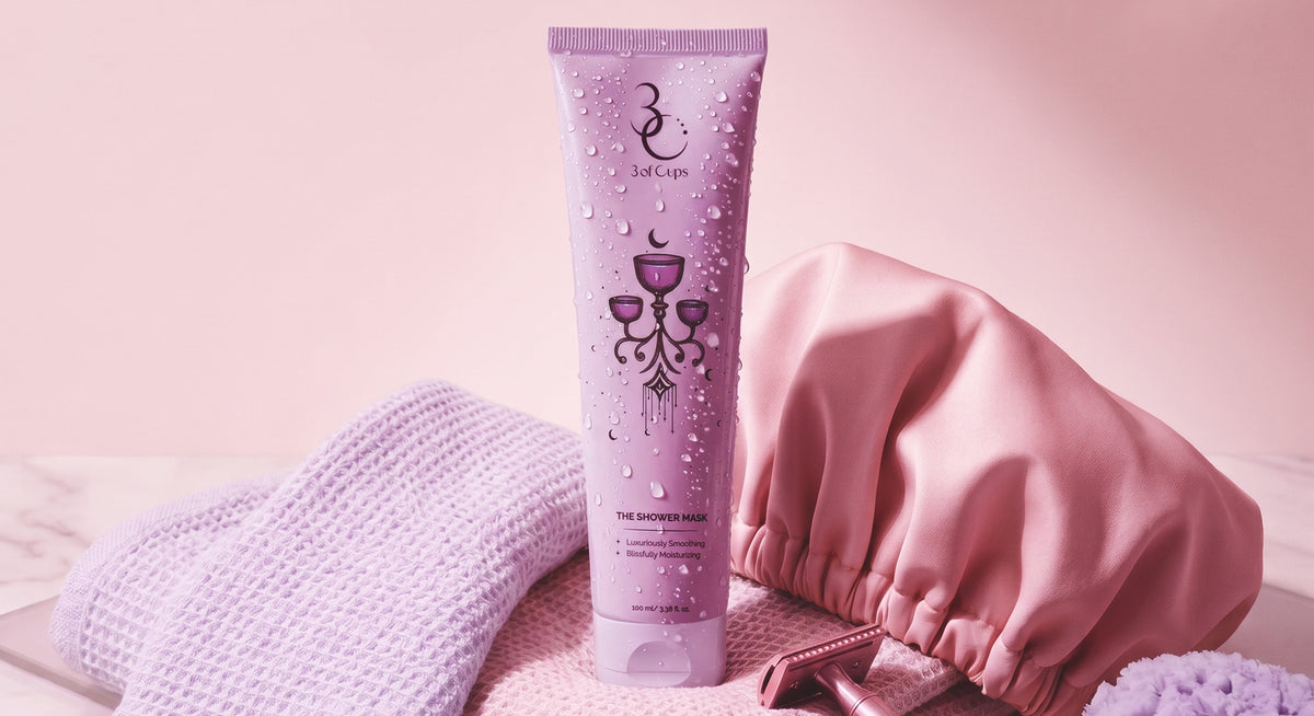 The Shower Mask with Silk Bonnet and Towel